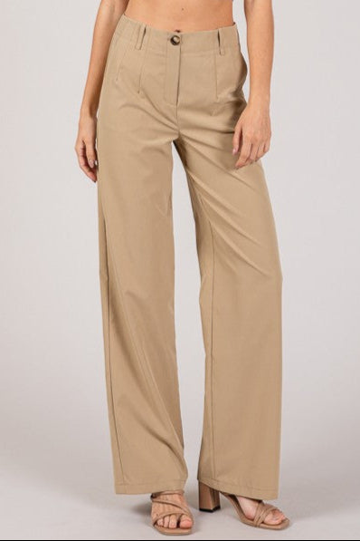 PANTALON RECTO BEIGE