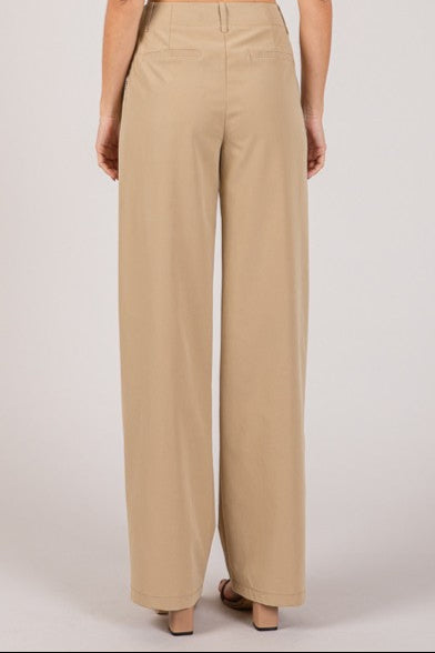 PANTALON RECTO BEIGE