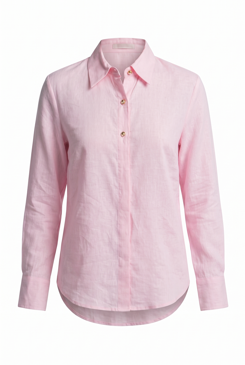 Camisa lino rosa - producto
