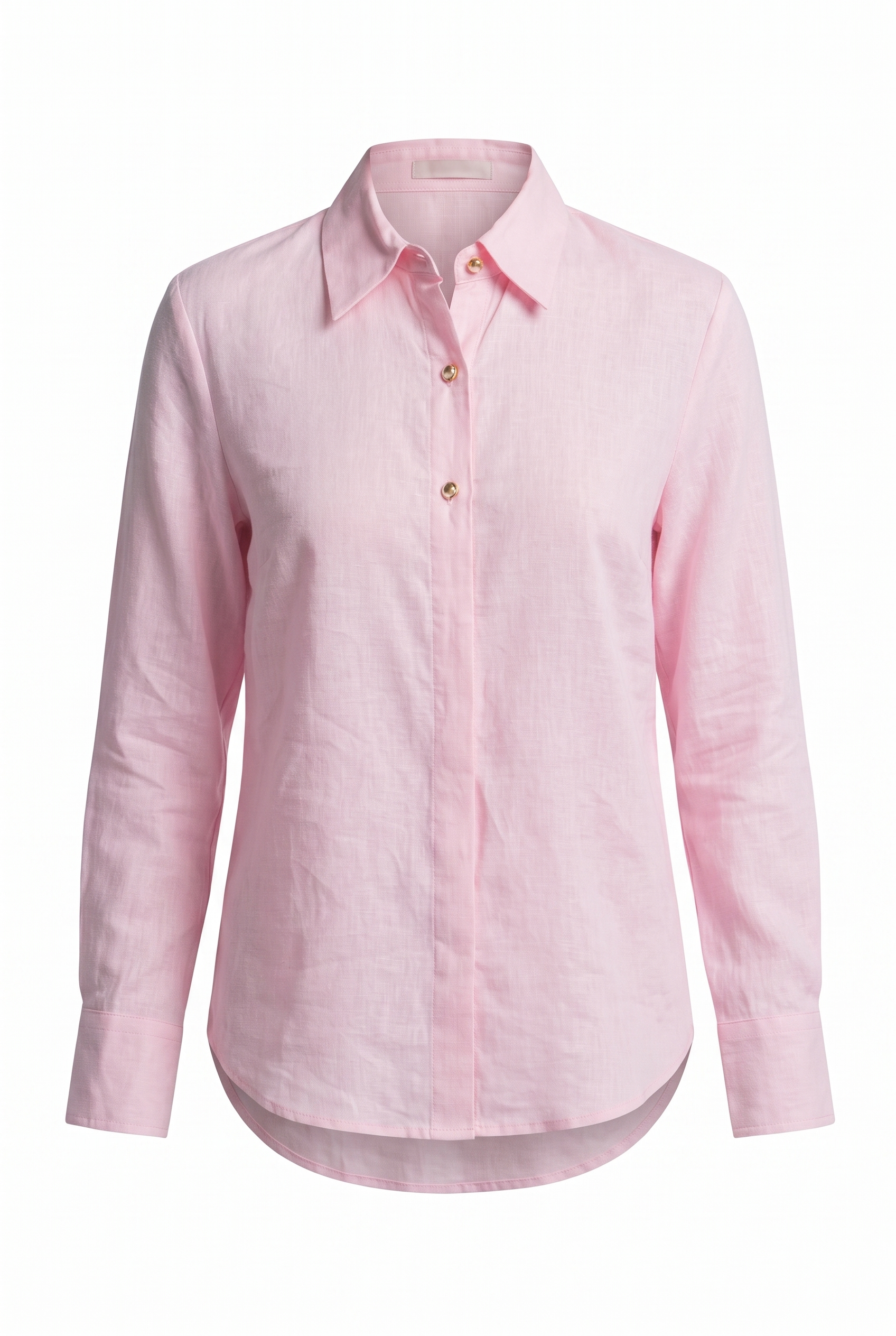 Camisa lino rosa - producto