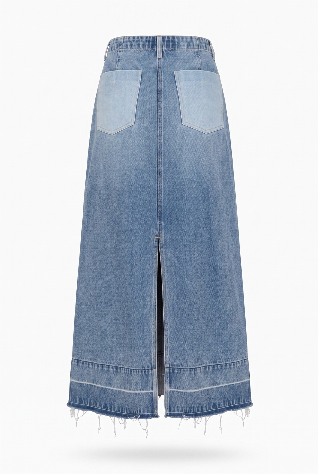 Falda midi denim - espalda