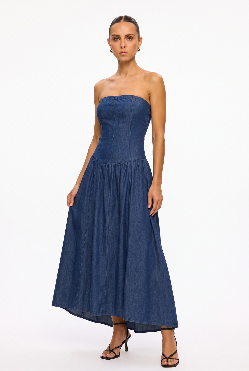 Vestido denim - ángulo