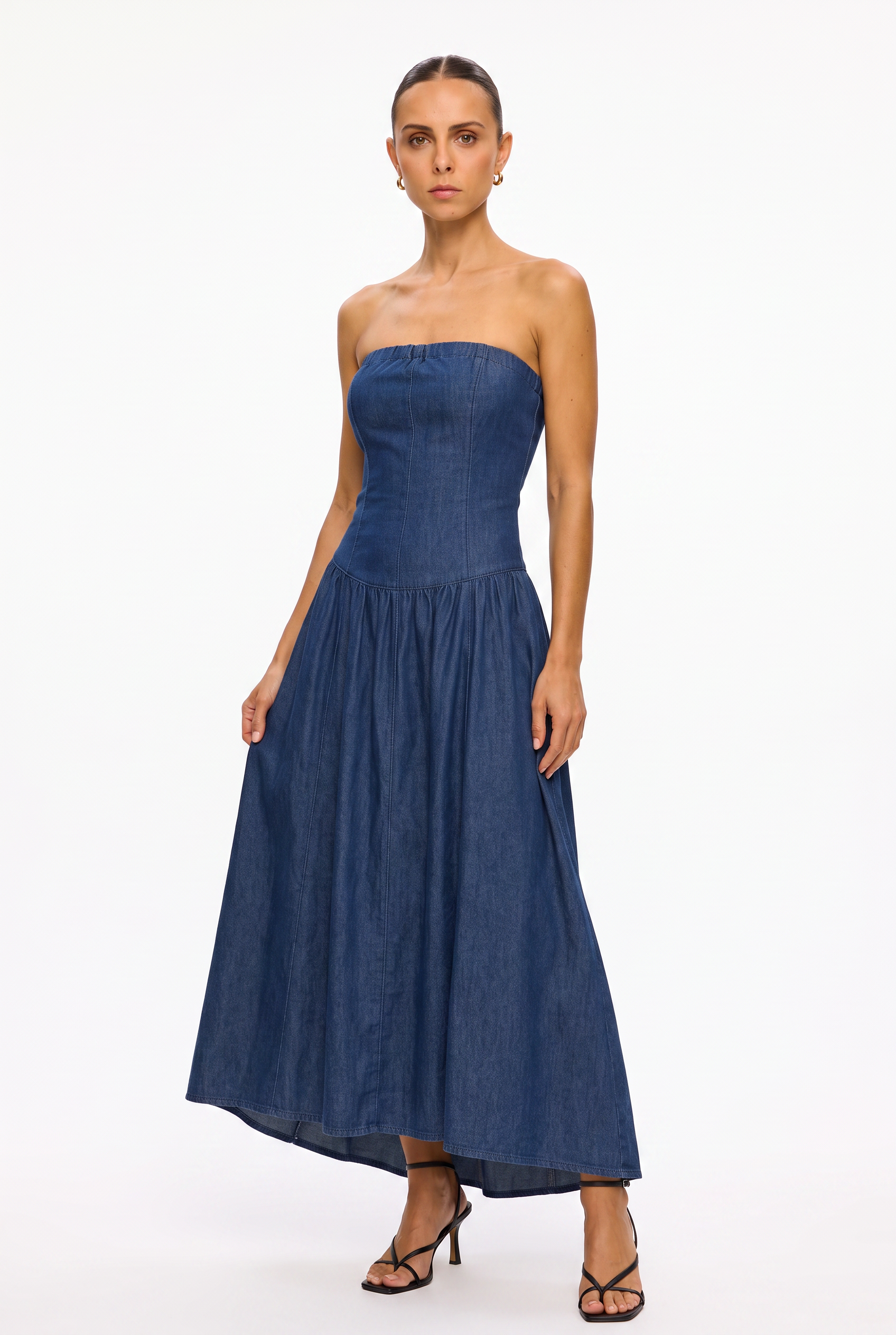 Vestido denim - ángulo