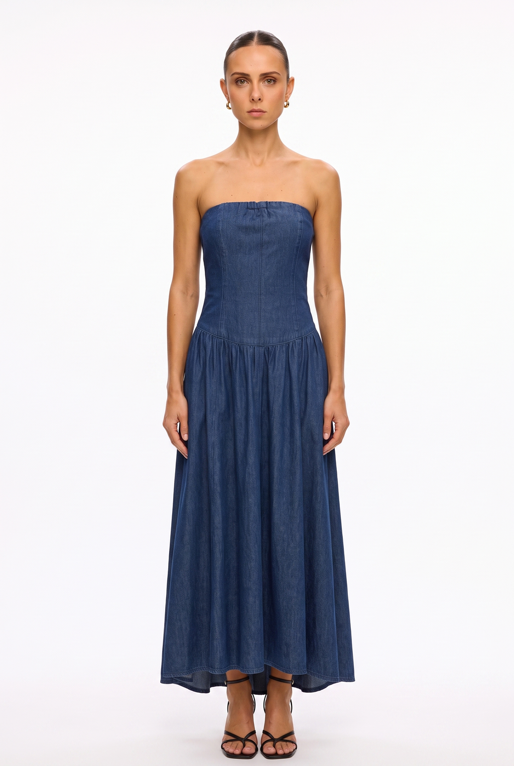 Vestido denim - frontal
