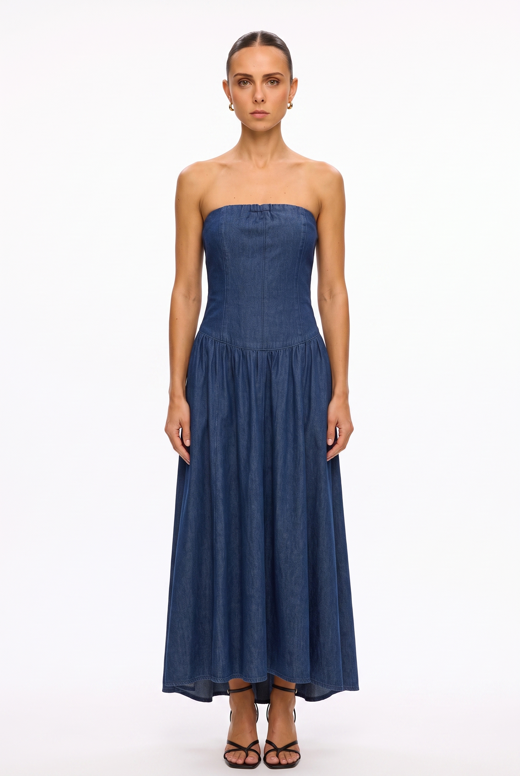 Vestido denim - frontal