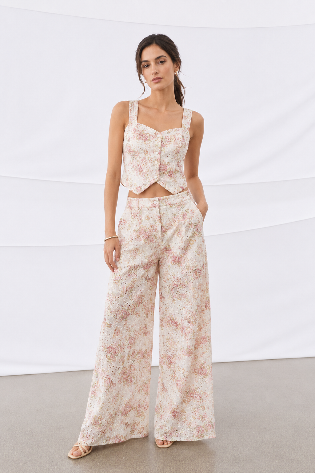 Lace Printed Set