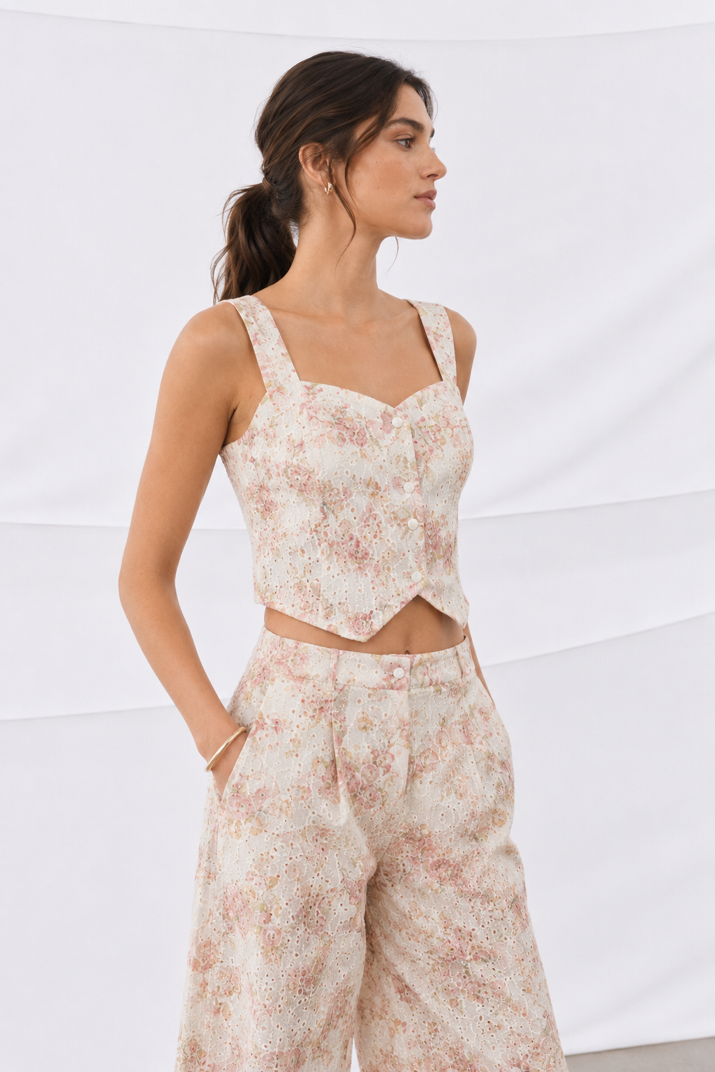 Lace Printed Set
