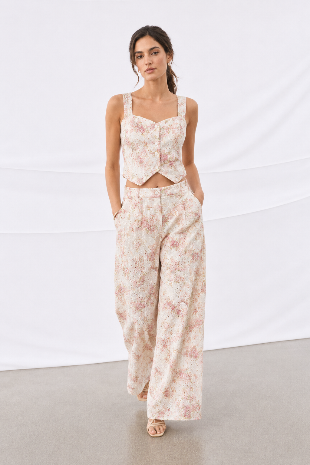 Lace Printed Set