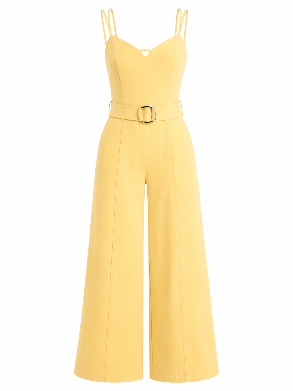 Wide Leg Jumpsuit with Belt
