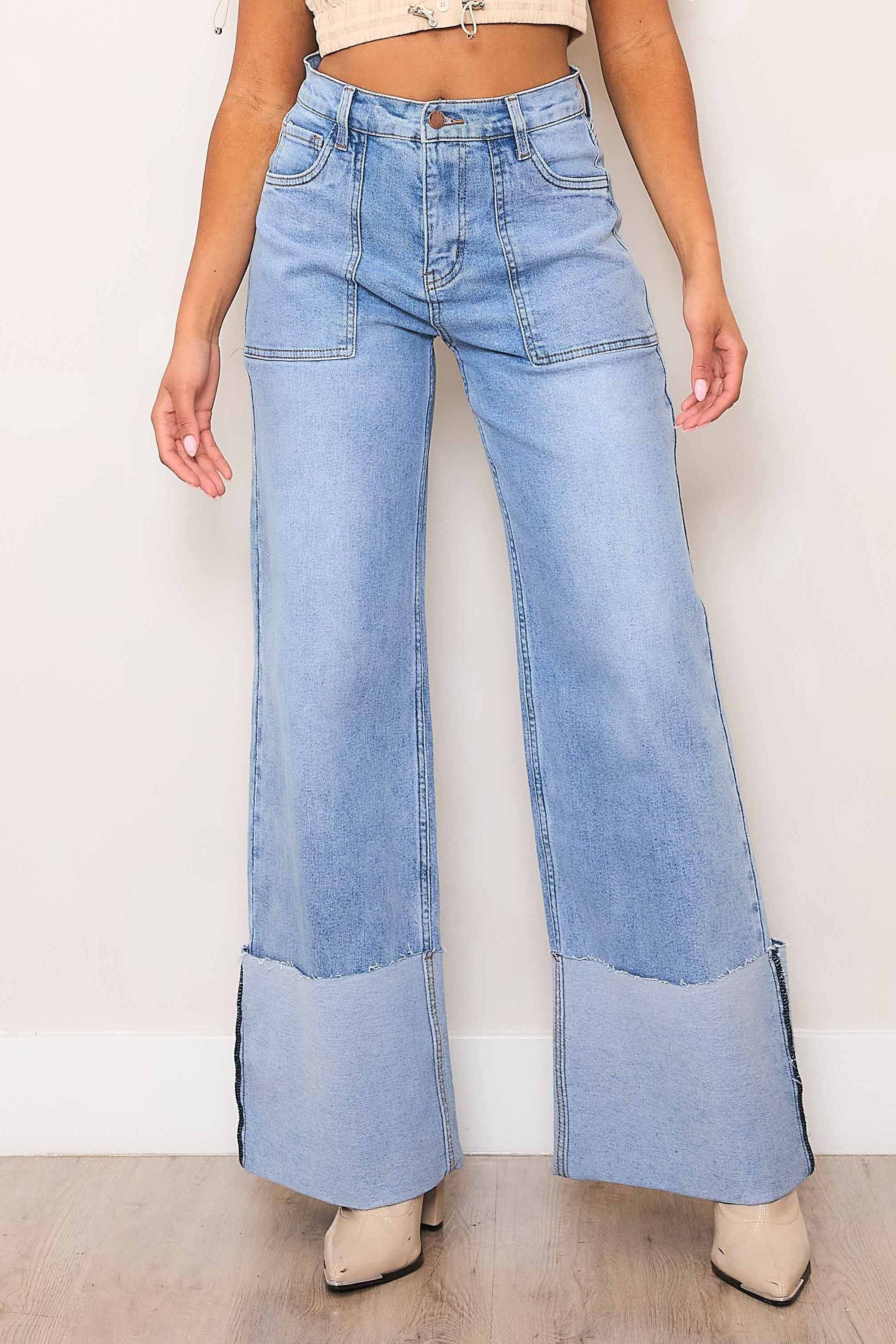 WIDE LEG JEAN