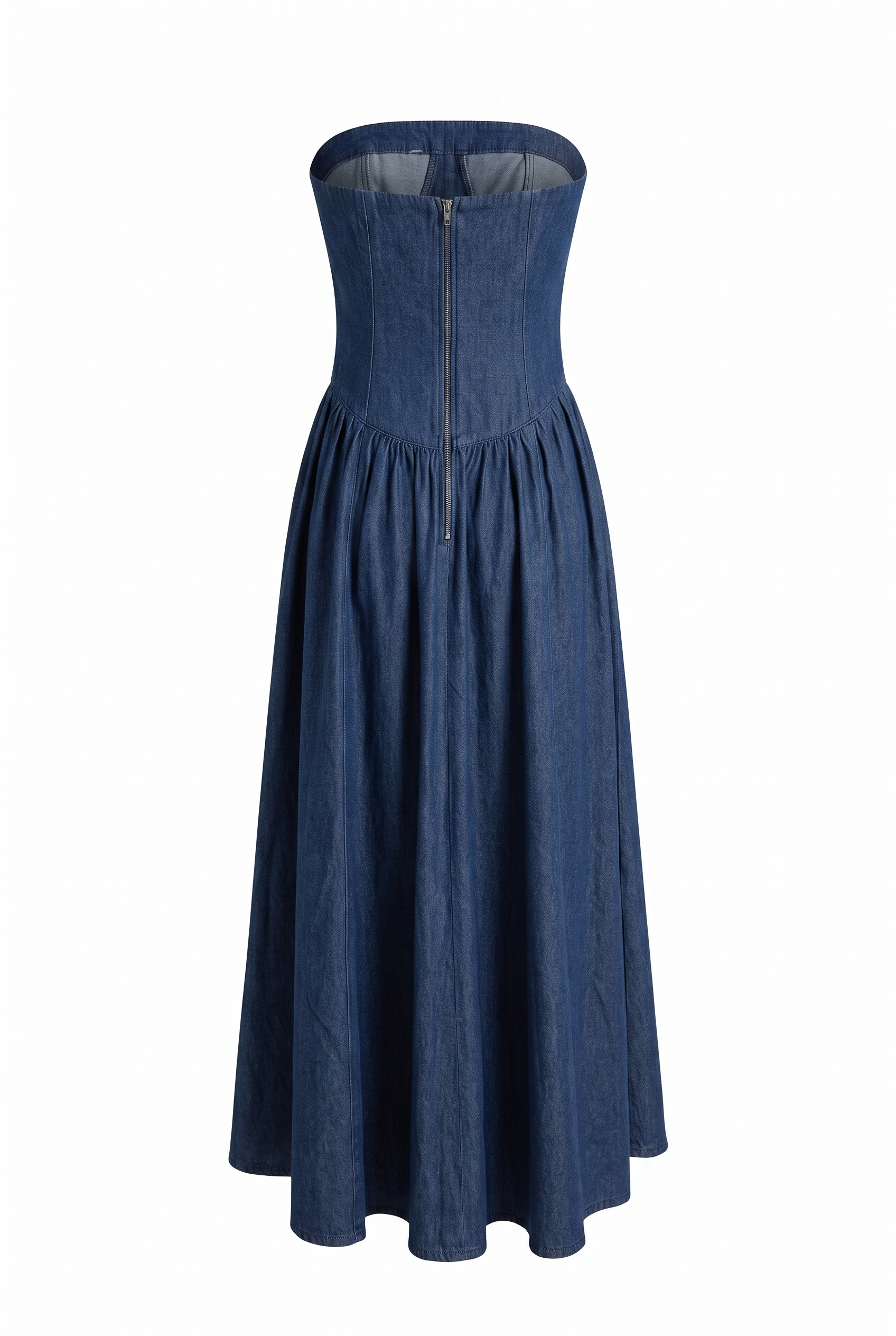 Vestido denim - espalda