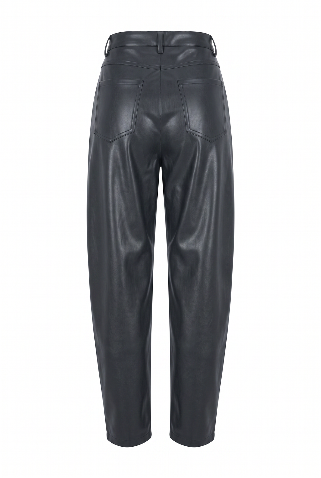 Pantalón cuero negro - espalda