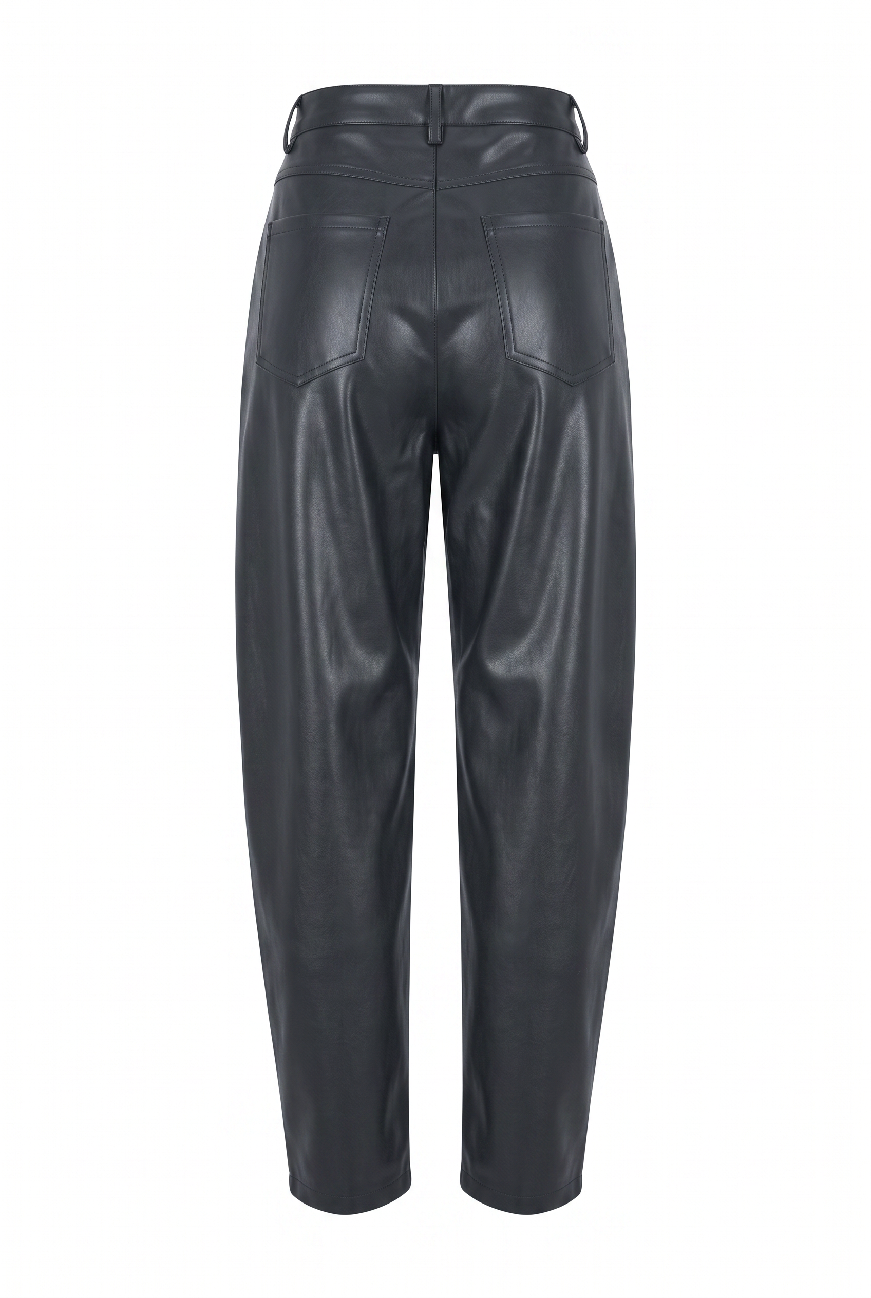 Pantalón cuero negro - espalda