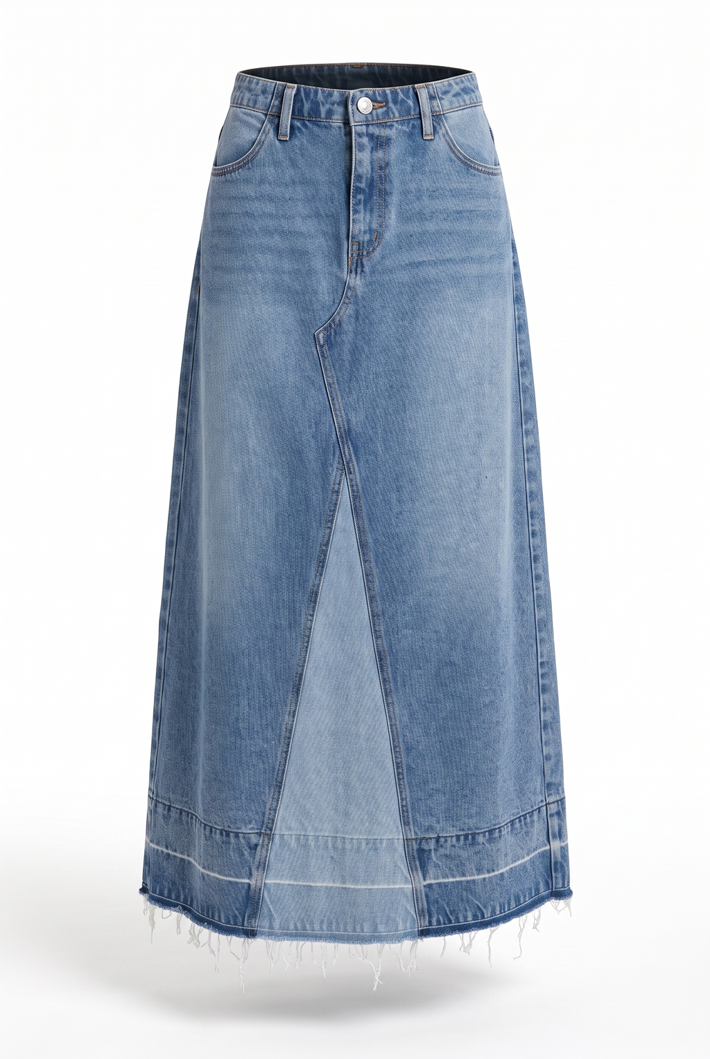 Falda midi denim - producto