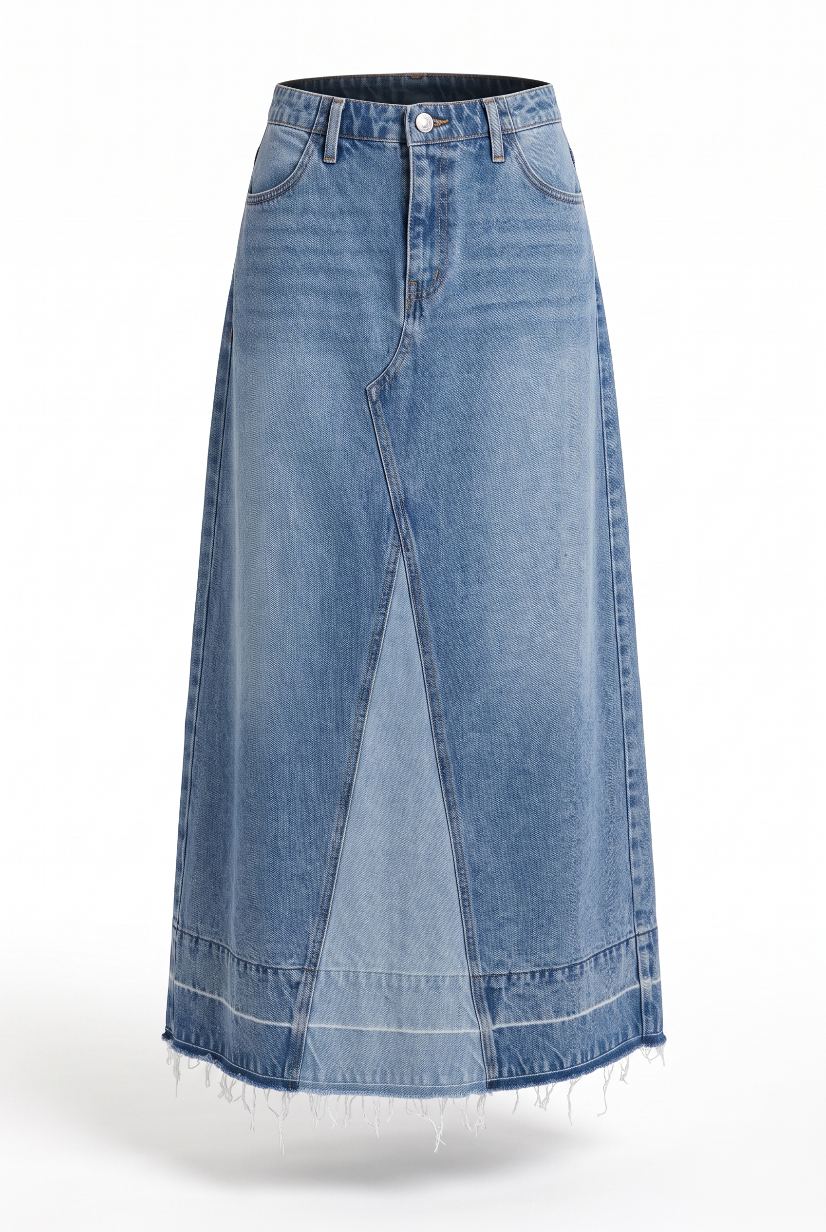 Falda midi denim - producto